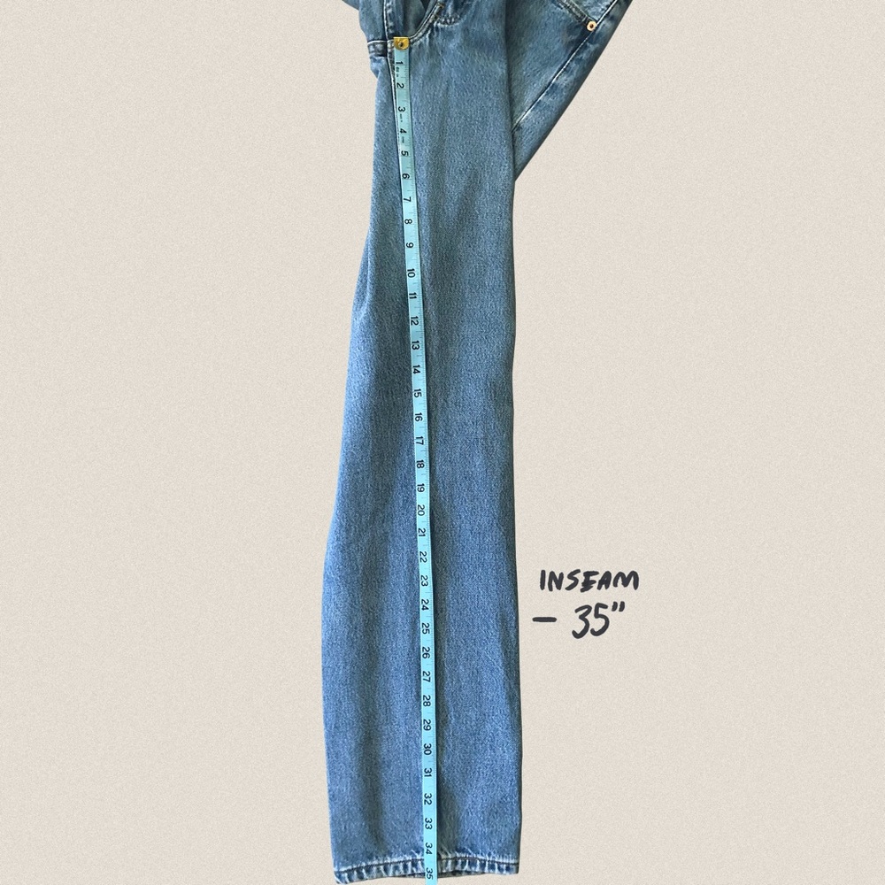 VTG Levi's Blue Straight Leg Women's Jeans - Picture 9 of 16
